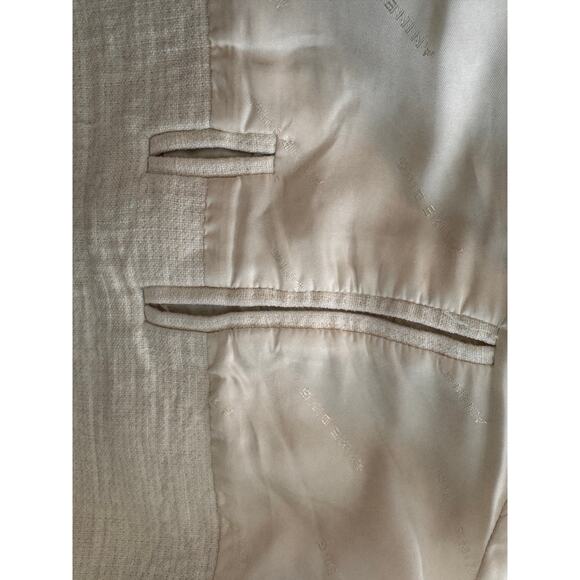 ANINE BING X RTR Women's Eggshell Quinn Oversized Linen Blazer Size XS - Picture 8 of 11